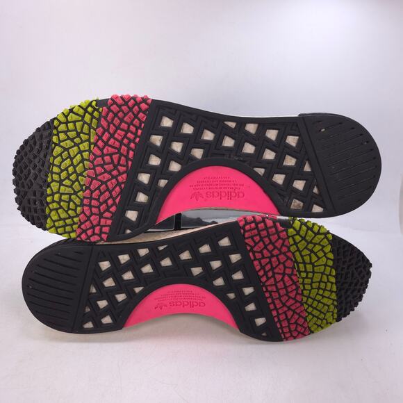 Adidas NMD Racer Primeknit Athletic Running Shoe Mens Size 13 CQ2441 Black White - Picture 7 of 9